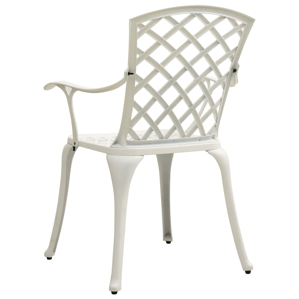 vidaXL Patio Chairs Patio Furniture for Garden Porch Backyard Cast Aluminum-29