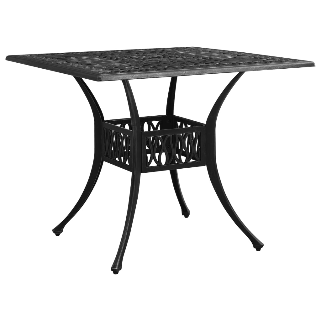 vidaXL Outdoor Dining Table Patio Table Garden Porch Furniture Cast Aluminum-6