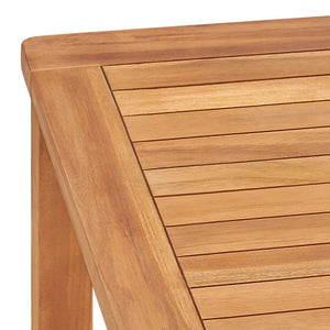 vidaXL Outdoor Dining Table Patio Table Garden Porch Furniture Solid Teak Wood-44