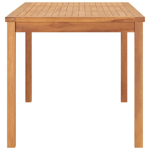 vidaXL Outdoor Dining Table Patio Table Garden Porch Furniture Solid Teak Wood-9