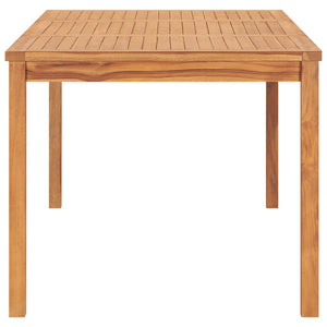 vidaXL Outdoor Dining Table Patio Table Garden Porch Furniture Solid Teak Wood-51