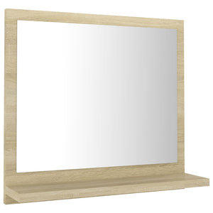 vidaXL Bathroom Mirror Framed Vanity Mirror for Powder Room Engineered Wood-41
