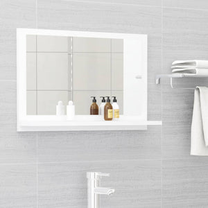 vidaXL Bathroom Mirror Framed Vanity Mirror for Powder Room Engineered Wood-54