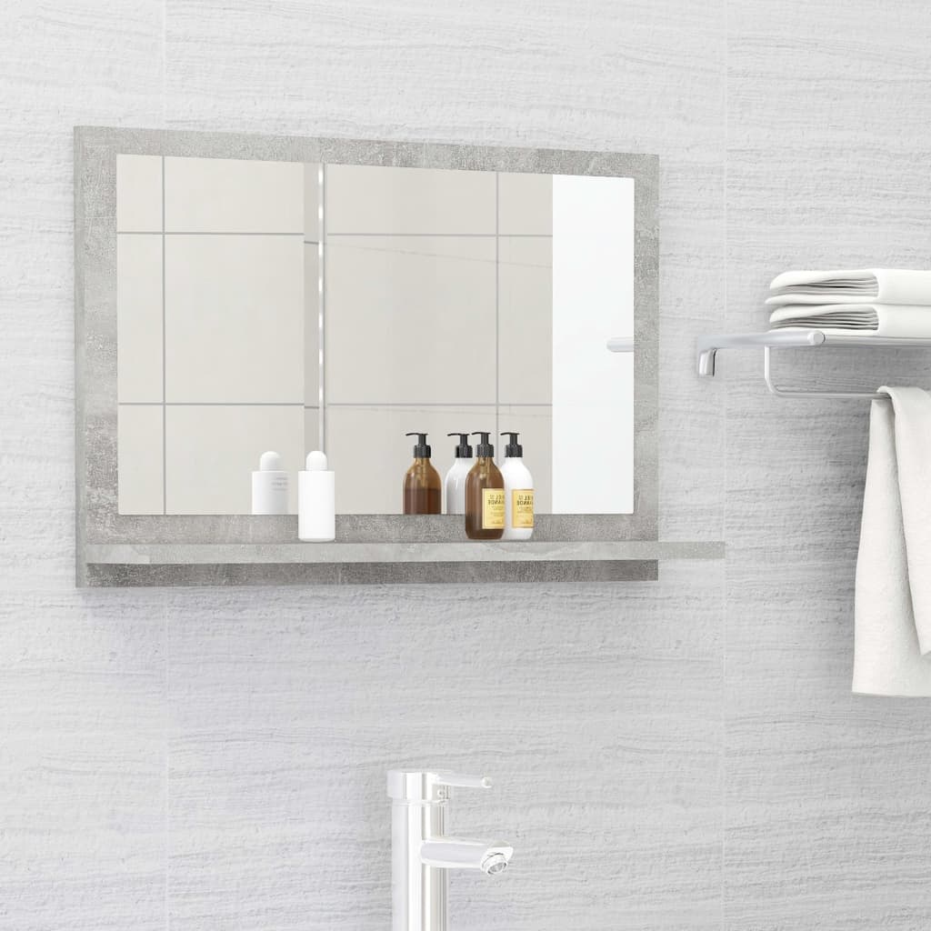 vidaXL Bathroom Mirror Framed Vanity Mirror for Powder Room Engineered Wood-21