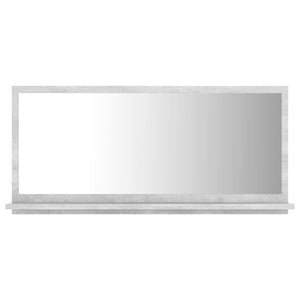 vidaXL Bathroom Mirror Framed Vanity Mirror for Powder Room Engineered Wood-57