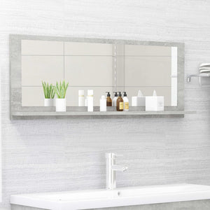 vidaXL Bathroom Mirror Framed Vanity Mirror for Powder Room Engineered Wood-63