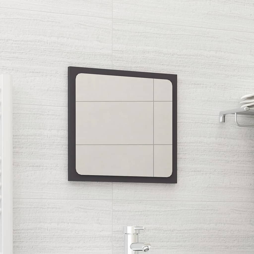 vidaXL Bathroom Mirror Framed Vanity Mirror for Powder Room Engineered Wood-31