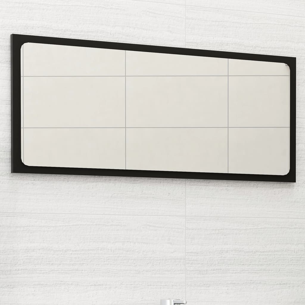 vidaXL Bathroom Mirror Framed Vanity Mirror for Powder Room Engineered Wood-48