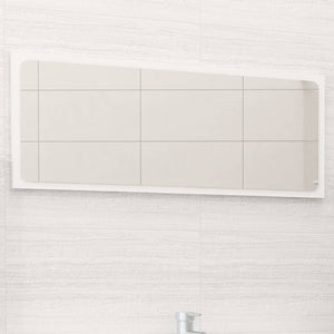 vidaXL Bathroom Mirror Framed Vanity Mirror for Powder Room Engineered Wood-8
