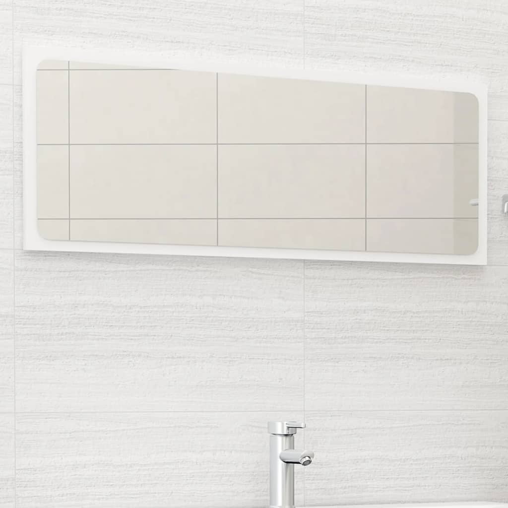 vidaXL Bathroom Mirror Framed Vanity Mirror for Powder Room Engineered Wood-40