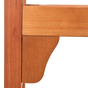 vidaXL Foldable Patio Bench 47.2" Solid Eucalyptus Wood-6