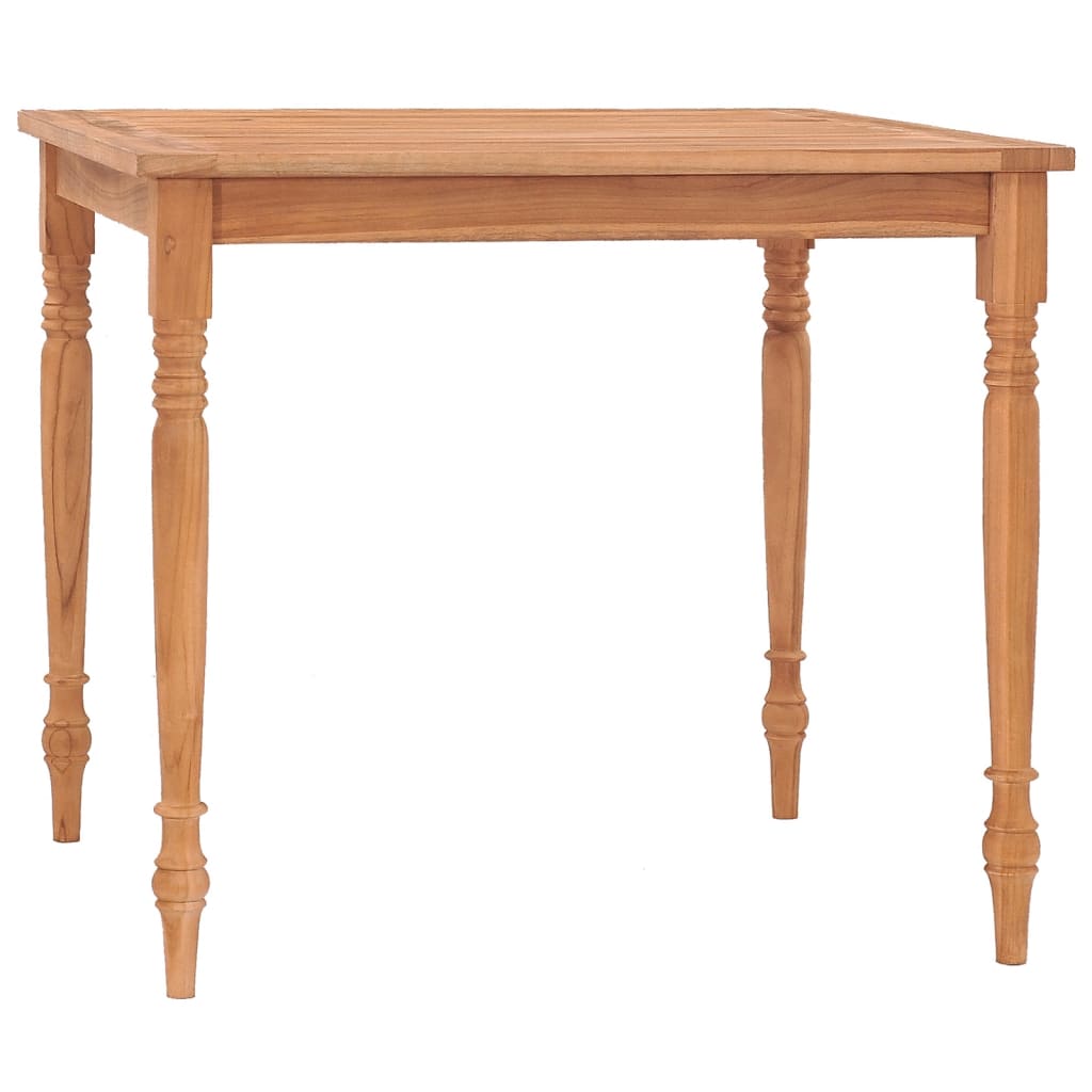 vidaXL Batavia Table Dining Table Wooden Dining Room Table Solid Teak Wood-11