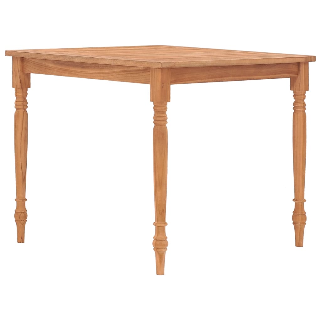 vidaXL Batavia Table Dining Table Wooden Dining Room Table Solid Teak Wood-19