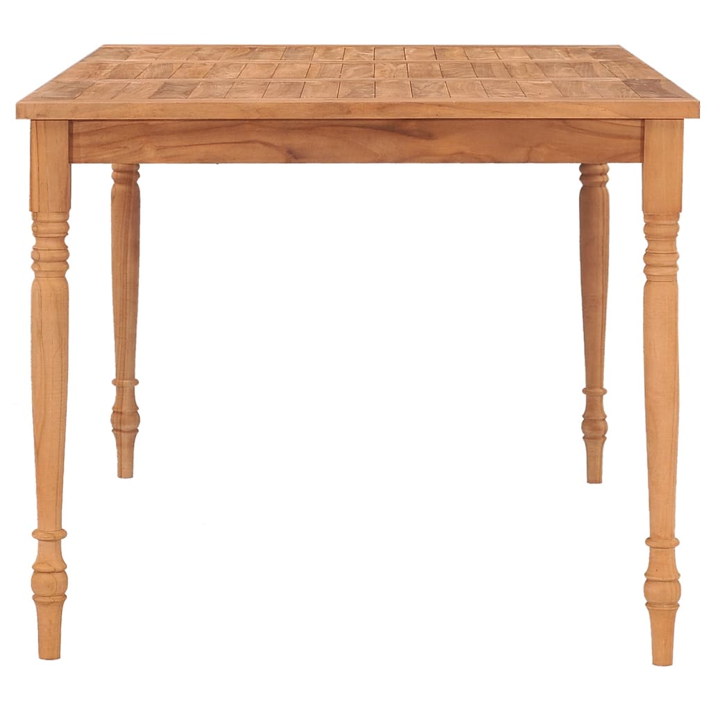 vidaXL Batavia Table Dining Table Wooden Dining Room Table Solid Teak Wood-20