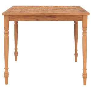 vidaXL Batavia Table Dining Table Wooden Dining Room Table Solid Teak Wood-20