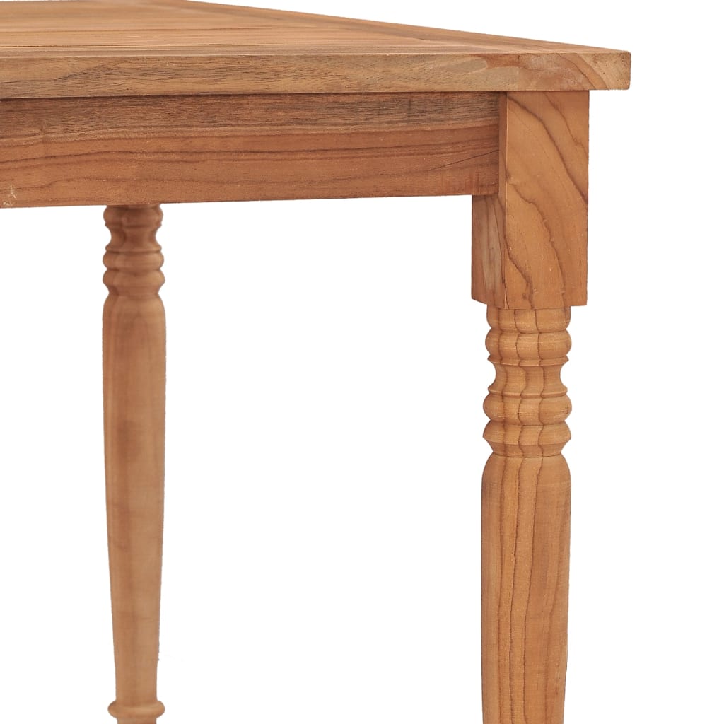 vidaXL Batavia Table Dining Table Wooden Dining Room Table Solid Teak Wood-14