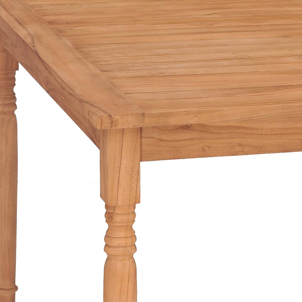 vidaXL Batavia Table Dining Table Wooden Dining Room Table Solid Teak Wood-10