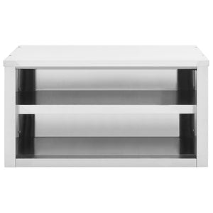 vidaXL Wall Cabinet Storage Cabinet Kitchen Wall Cupboard Stainless Steel-30