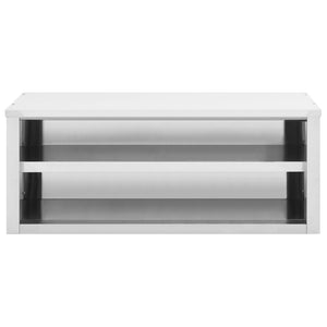 vidaXL Wall Cabinet Storage Cabinet Kitchen Wall Cupboard Stainless Steel-42