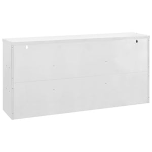 vidaXL Wall Cabinet Storage Cabinet Kitchen Wall Cupboard Stainless Steel-20