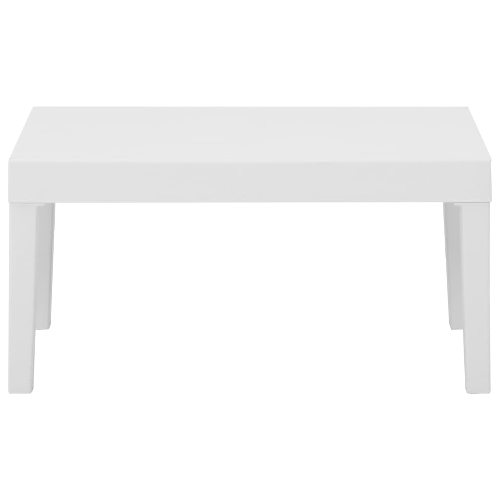 vidaXL Patio Furniture Set Outdoor Table and Bench Conversation Set Plastic-14