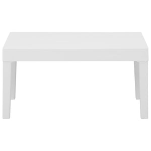 vidaXL Patio Furniture Set Outdoor Table and Bench Conversation Set Plastic-14