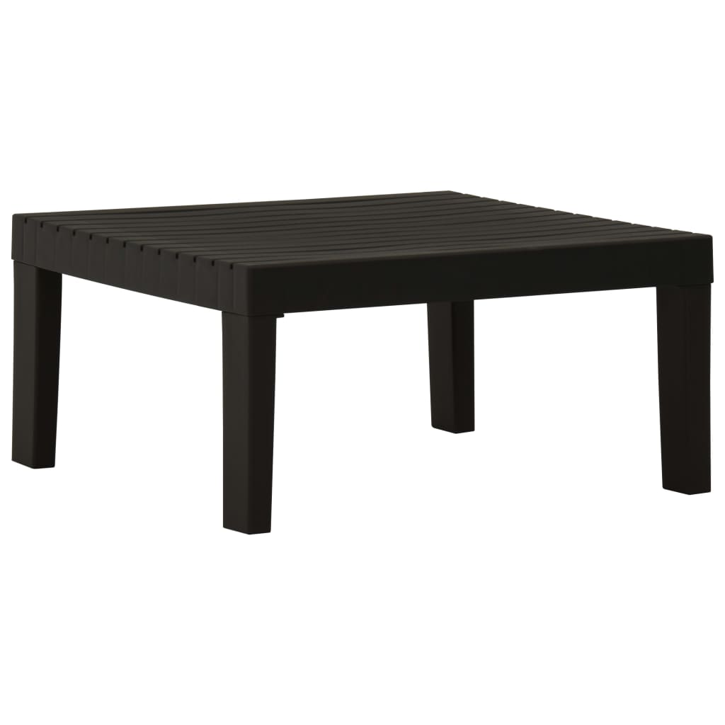 vidaXL Patio Furniture Set Outdoor Table and Bench Conversation Set Plastic-17