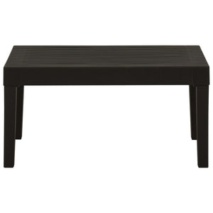 vidaXL Patio Furniture Set Outdoor Table and Bench Conversation Set Plastic-22