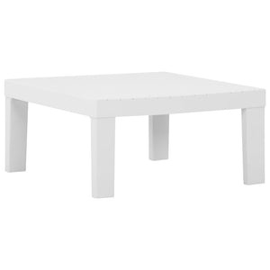 vidaXL Patio Furniture Set Outdoor Table and Bench Conversation Set Plastic-0