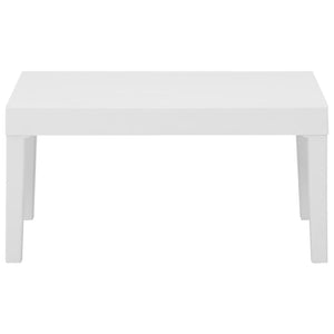 vidaXL Patio Furniture Set Outdoor Table and Bench Conversation Set Plastic-5