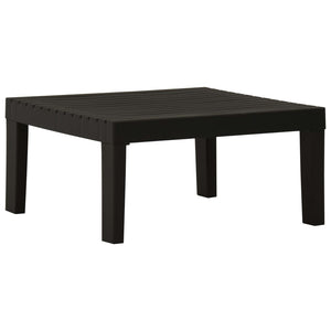 vidaXL Patio Furniture Set Outdoor Table and Bench Conversation Set Plastic-31