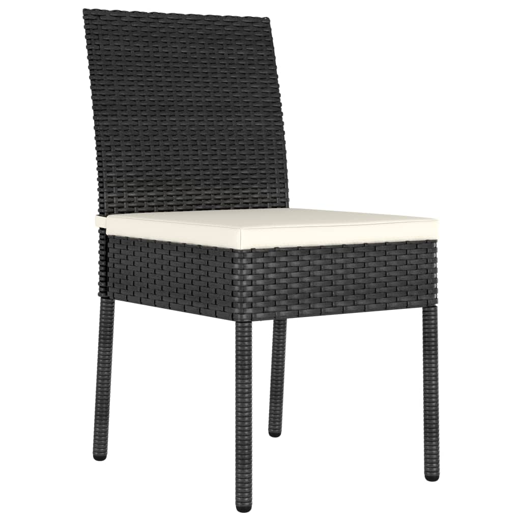 vidaXL Patio Dining Set Dining Table and Chairs Furniture Set Poly Rattan-38