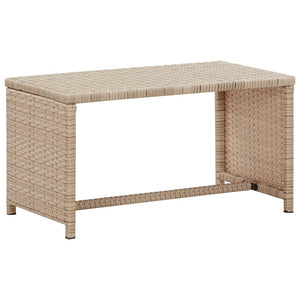 vidaXL Patio Furniture Set 4 Piece Outdoor Sofa with Coffee Table Poly Rattan-17