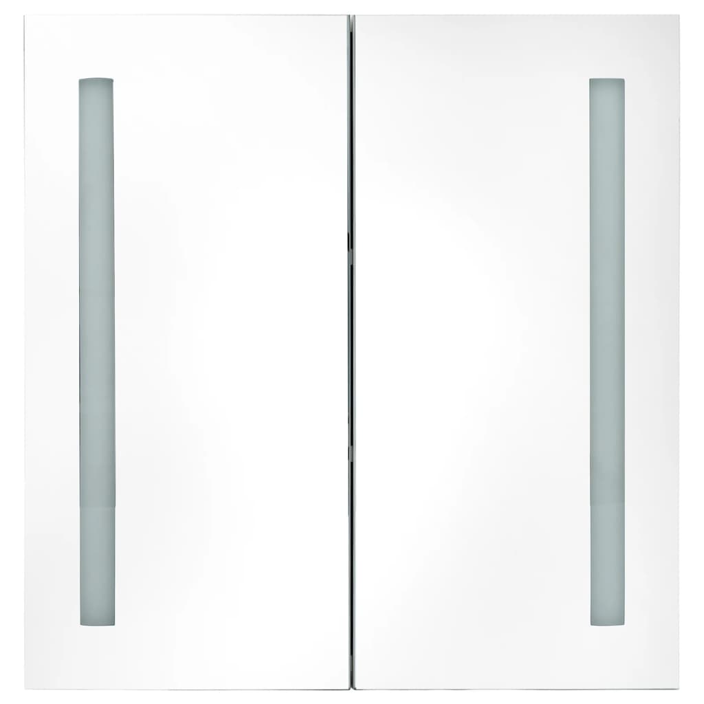 vidaXL Bathroom Cabinet Mirrored Bathroom Vanity Wall Mounted Medicine Cabinet-45