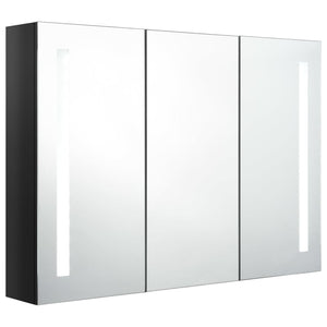 vidaXL Bathroom Cabinet Mirrored Bathroom Vanity Wall Mounted Medicine Cabinet-9