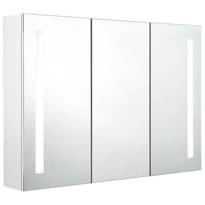 vidaXL Bathroom Cabinet Mirrored Bathroom Vanity Wall Mounted Medicine Cabinet-51