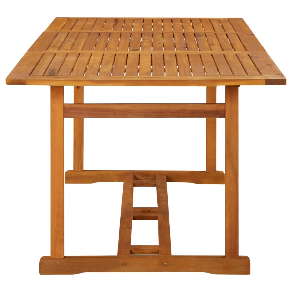vidaXL Outdoor Dining Table Patio Table Garden Furniture Solid Wood Acacia-9