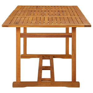 vidaXL Outdoor Dining Table Patio Table Garden Furniture Solid Wood Acacia-9