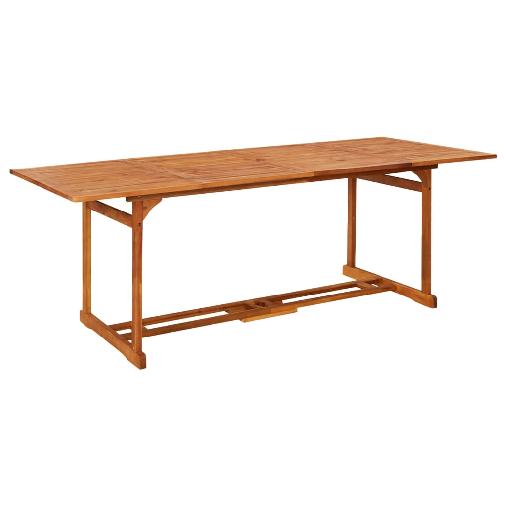vidaXL Outdoor Dining Table Patio Table Garden Furniture Solid Wood Acacia-11