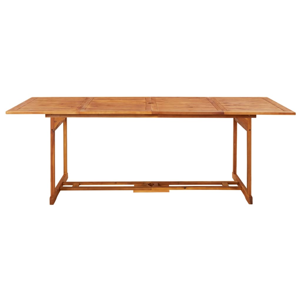 vidaXL Outdoor Dining Table Patio Table Garden Furniture Solid Wood Acacia-13