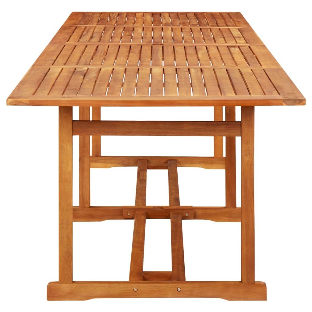 vidaXL Outdoor Dining Table Patio Table Garden Furniture Solid Wood Acacia-20
