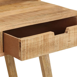 vidaXL Desk 39.4"x17.7"x35.4" Solid Rough Mango Wood-5