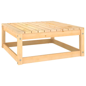 vidaXL Patio Furniture Set 6 Piece Outdoor Sectional Sofa Solid Wood Pine-36