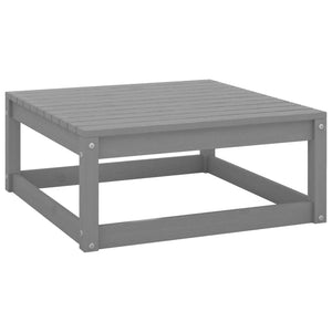 vidaXL Patio Furniture Set 6 Piece Outdoor Sectional Sofa Solid Wood Pine-33