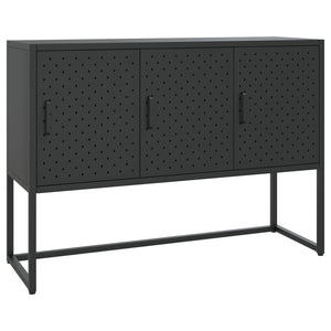 vidaXL Sideboard Storage Buffet Cabinet for Kitchen Living Room Entryway Steel-2