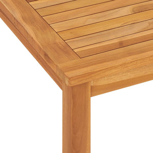 vidaXL Outdoor Dining Table Patio Table Garden Porch Furniture Solid Teak Wood-41