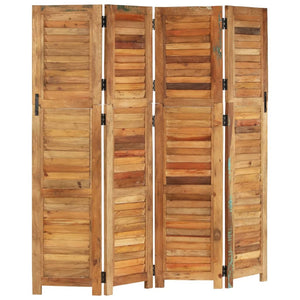 vidaXL Room Divider 66.1" Solid Wood Reclaimed-2