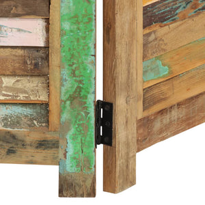 vidaXL Room Divider 66.1" Solid Wood Reclaimed-4