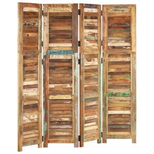 vidaXL Room Divider 66.1" Solid Wood Reclaimed-6
