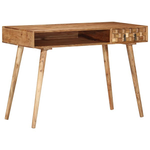 vidaXL Writing Desk 45.3"x19.7"x29.9" Solid Wood Acacia-10